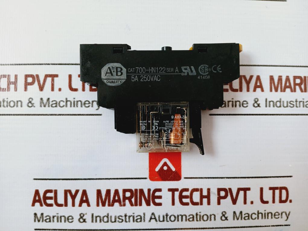 Lot Of 5X ALLEN-BRADLEY 700-HN122 Relay 5A 250VAC & 700-HK32Z24-4 24VDC