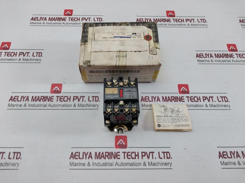Allen-bradley 700-n400A1 Industrial Control Relay Series C 120V 60Hz