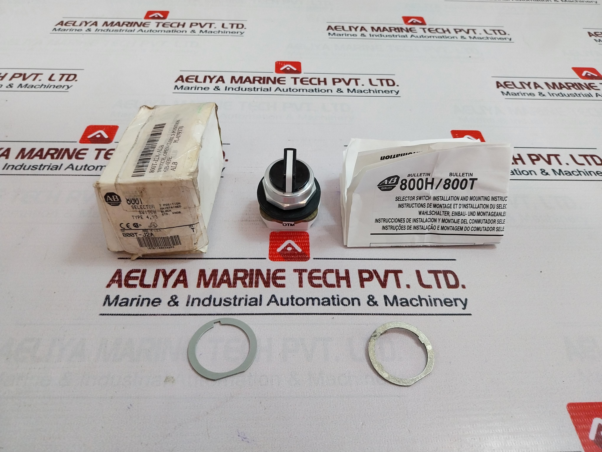 Allen-bradley 800T-j2A 3 Position Selector Switch