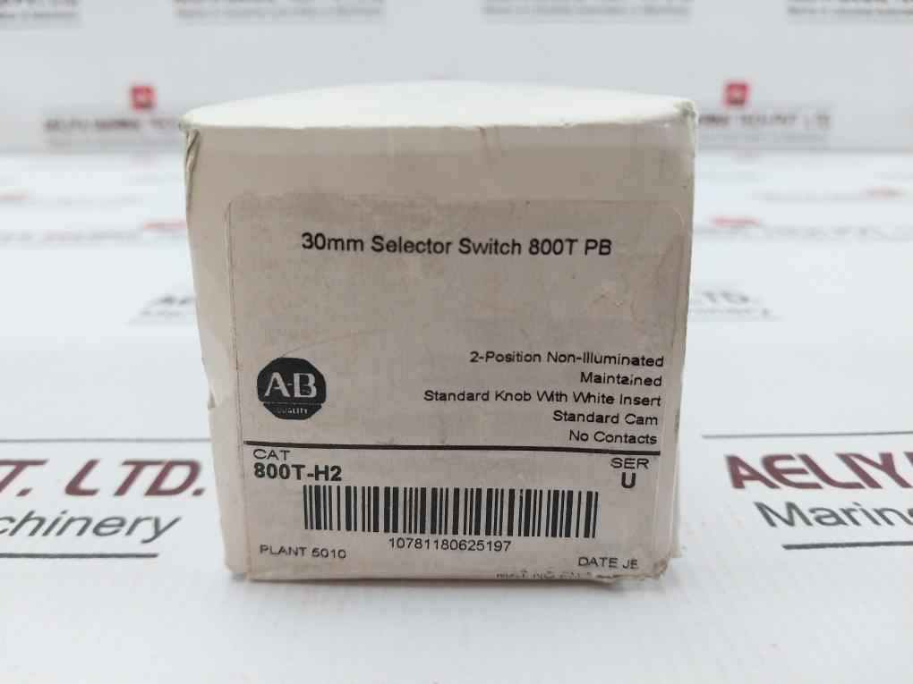 Allen-bradley 800t-h2 Selector Switch Set 184863 30mm