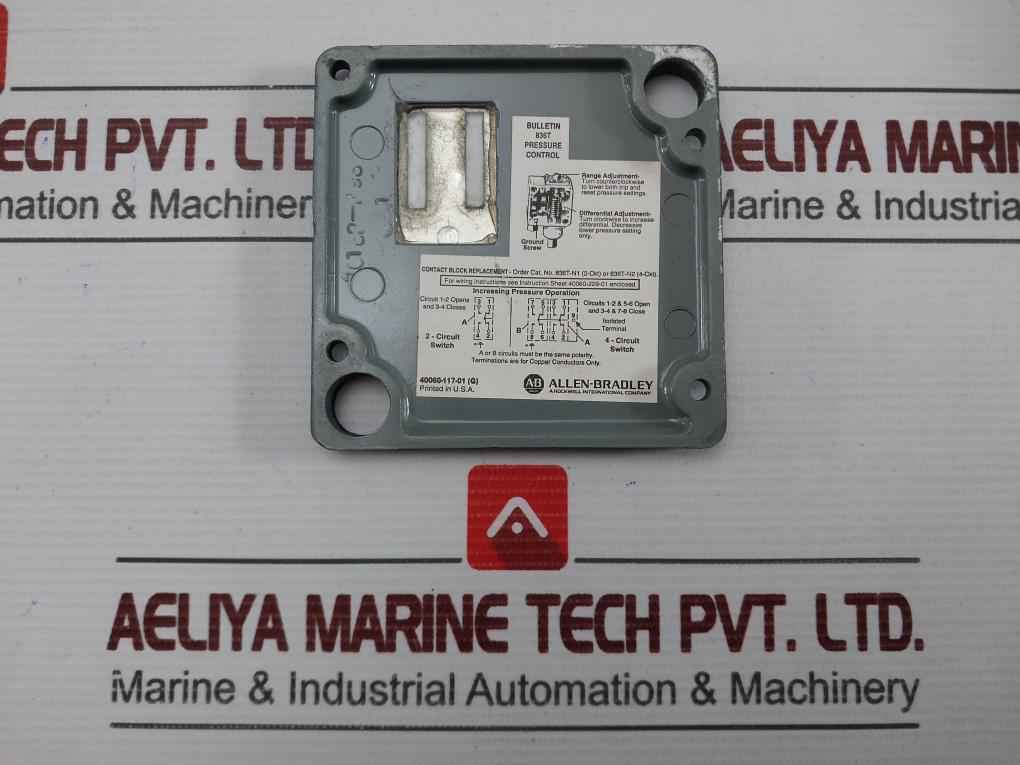Allen-bradley 836T-t252J Pressure Control Ip66