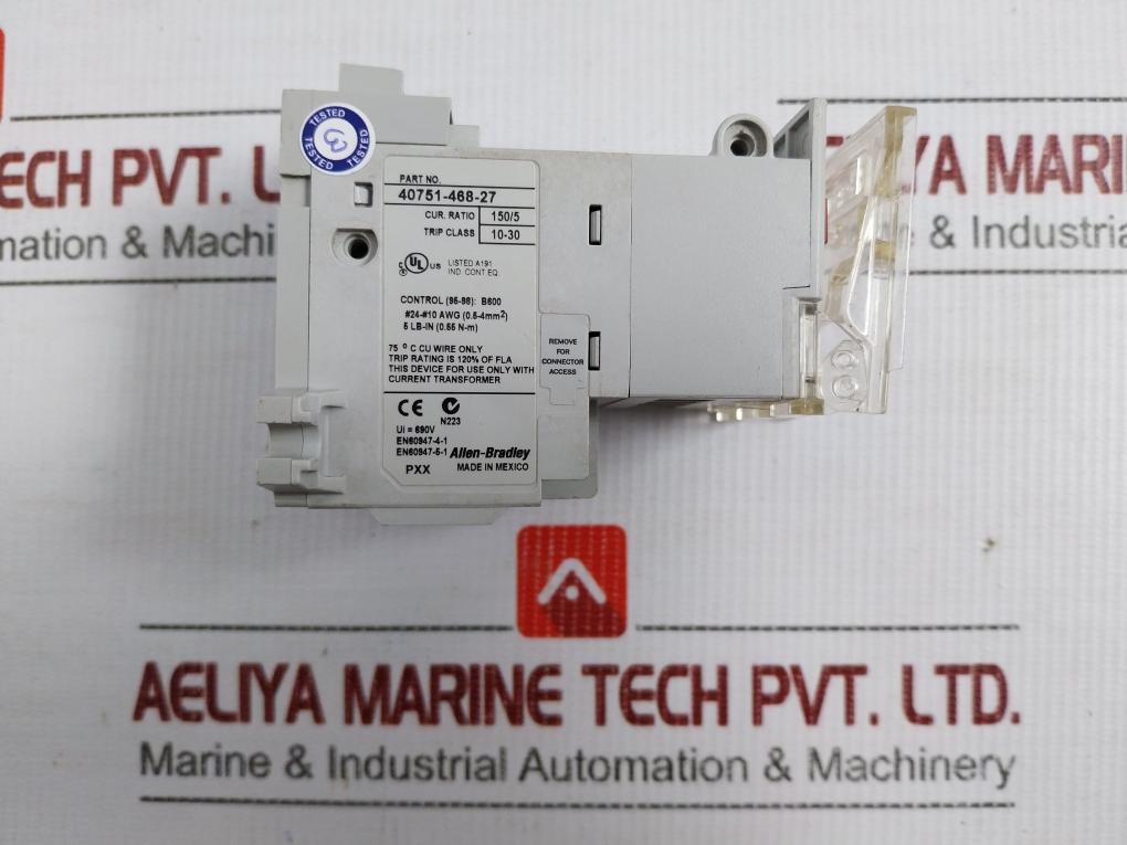 Allen-bradley Overload Relay 690V 30-150A Part No 40751-468-27