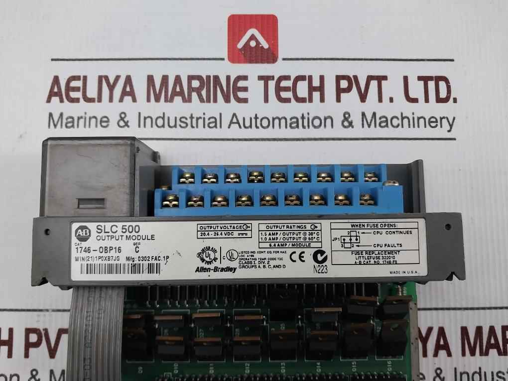 Allen Bradley 1746-obp16 Output Module 20.4-26.4 Vdc 1.5 Amp/30C
