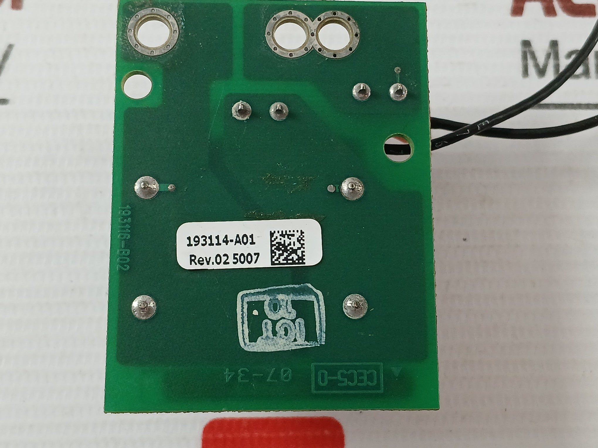 Allen Bradley 193114-a01 Rc Snubber Circuit Board Rev 02 193116-b02