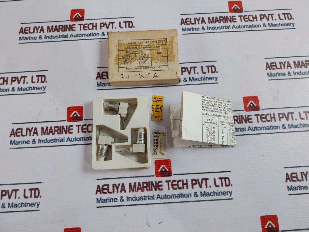 Pack of 3 Allen West OLRHXR Overload Relay Heater Pack 24.006.0054