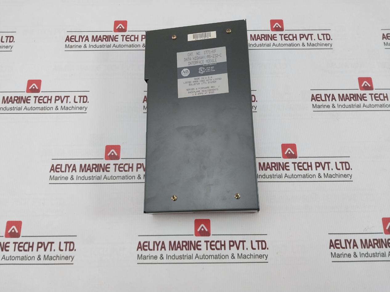 Allen Bradley 1771-kf Communication Controller Module 1.2 Amps At 5Vds