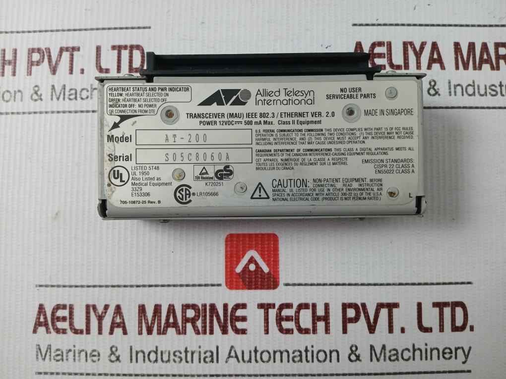 Allied Telesyn At-200 Transceiver Unit (Mau)