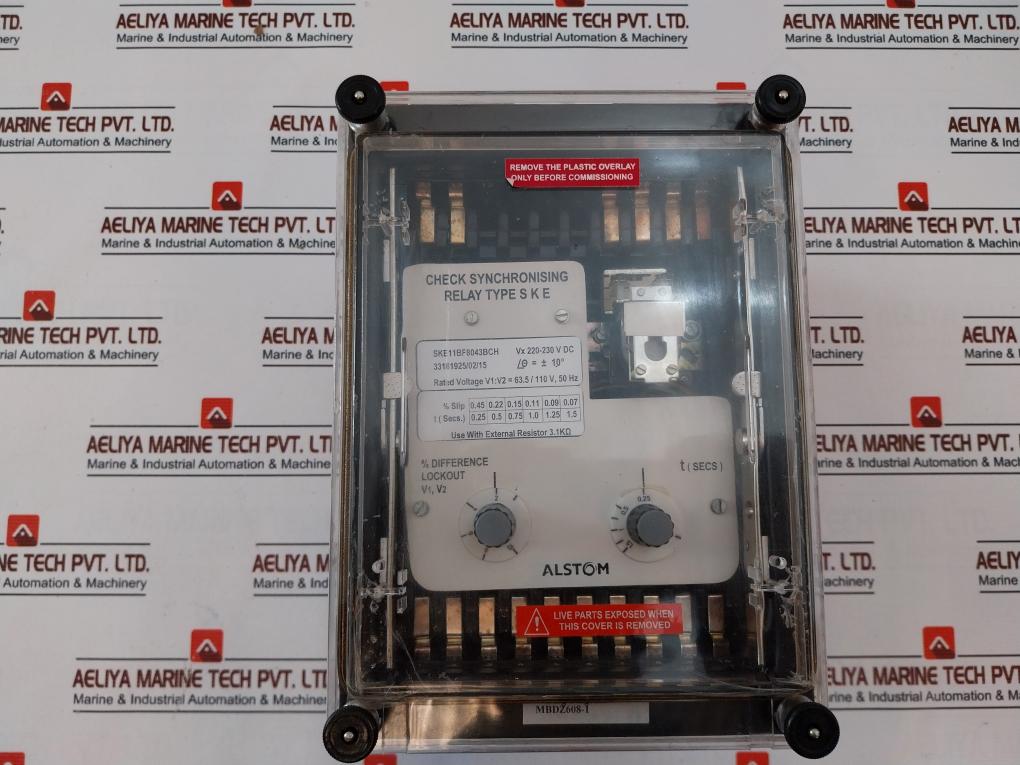 Alstom Ske11bf8043bch Check Synchronising Relay 50 Hz 220-230 V Dc