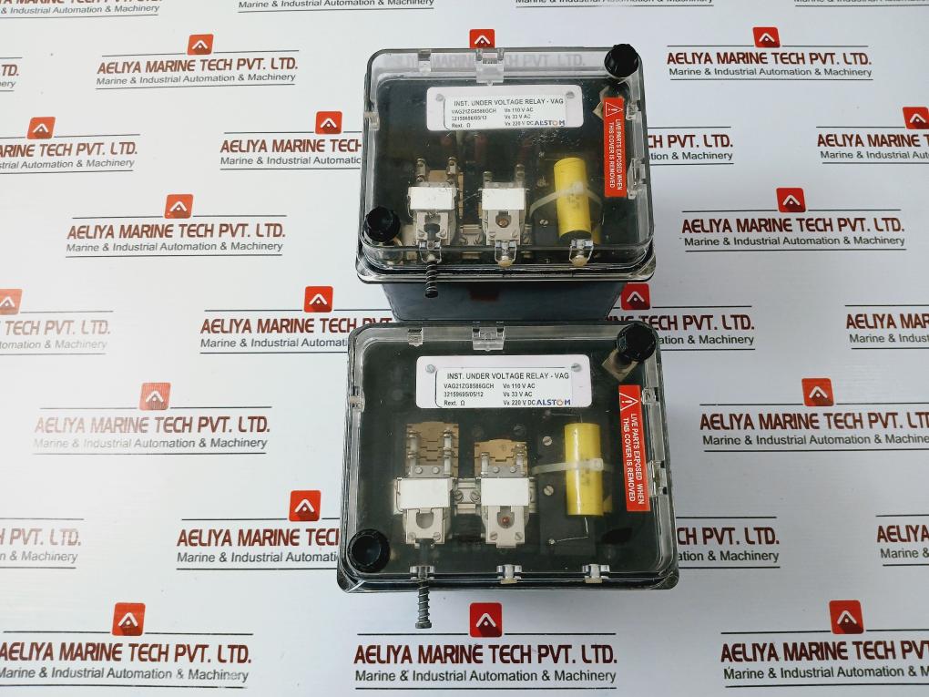 Alstom Vag21zg8586gch Under Voltage Relay 110 Vac