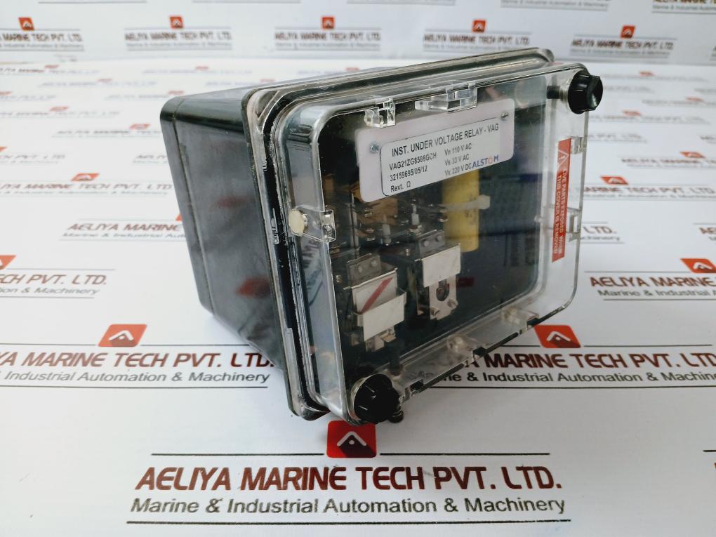 Alstom Vag21zg8586gch Under Voltage Relay 110 Vac