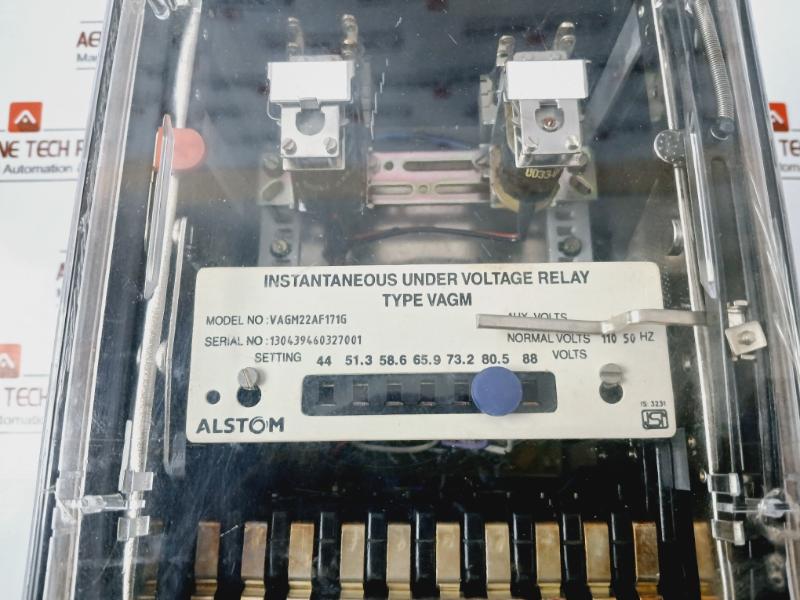 Alstom Vagm22Af171G Instantaneous Under Voltage Relay, 110A-c , 130439460327001