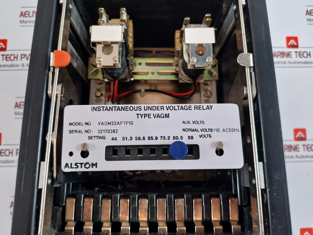 Alstom Vagm22Af171G Instantaneous Under Voltage Relay 110V Ac 50Hz 32170382