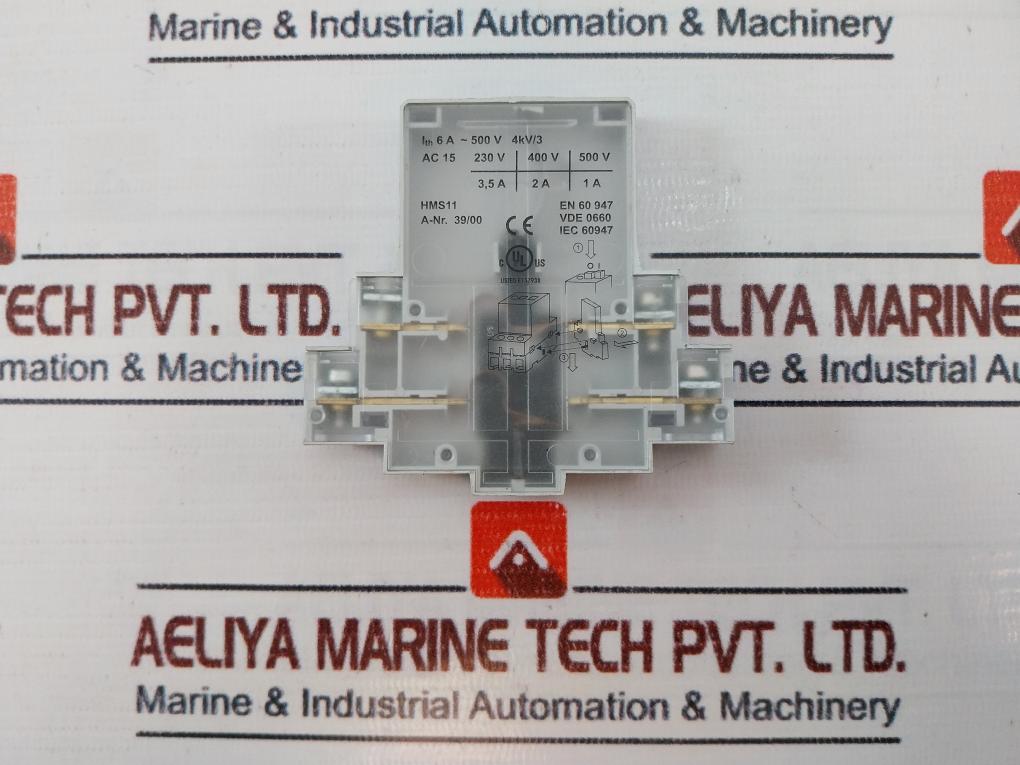 Lot of 2X ALTECH HMS11 Auxiliary Contact Block 6A-500V ALTECH HMS11