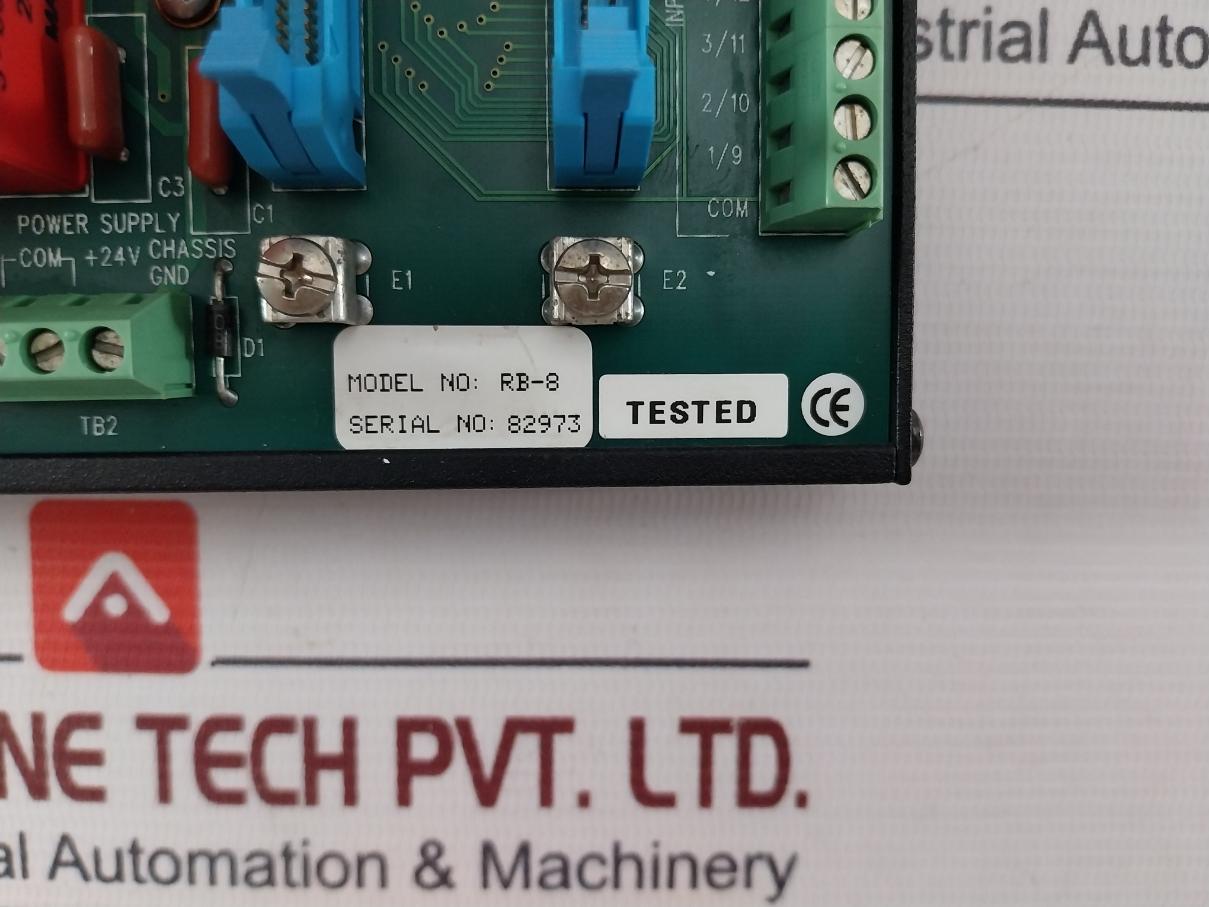 Amci Rb-8 I/O Relay Board M9017 Rev.B +24V Wrc4-obxs11