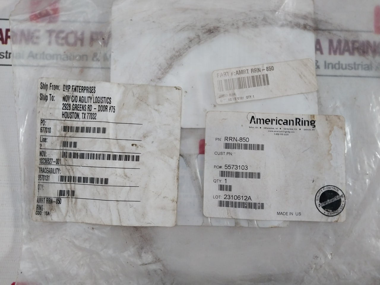 American Rrn-850 Retaining Ring For Amclyde Mo