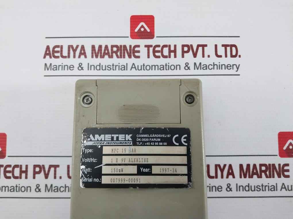 Ametek Mpc Marine Pressure Calibrator Kit 15 Bar/200 Psi