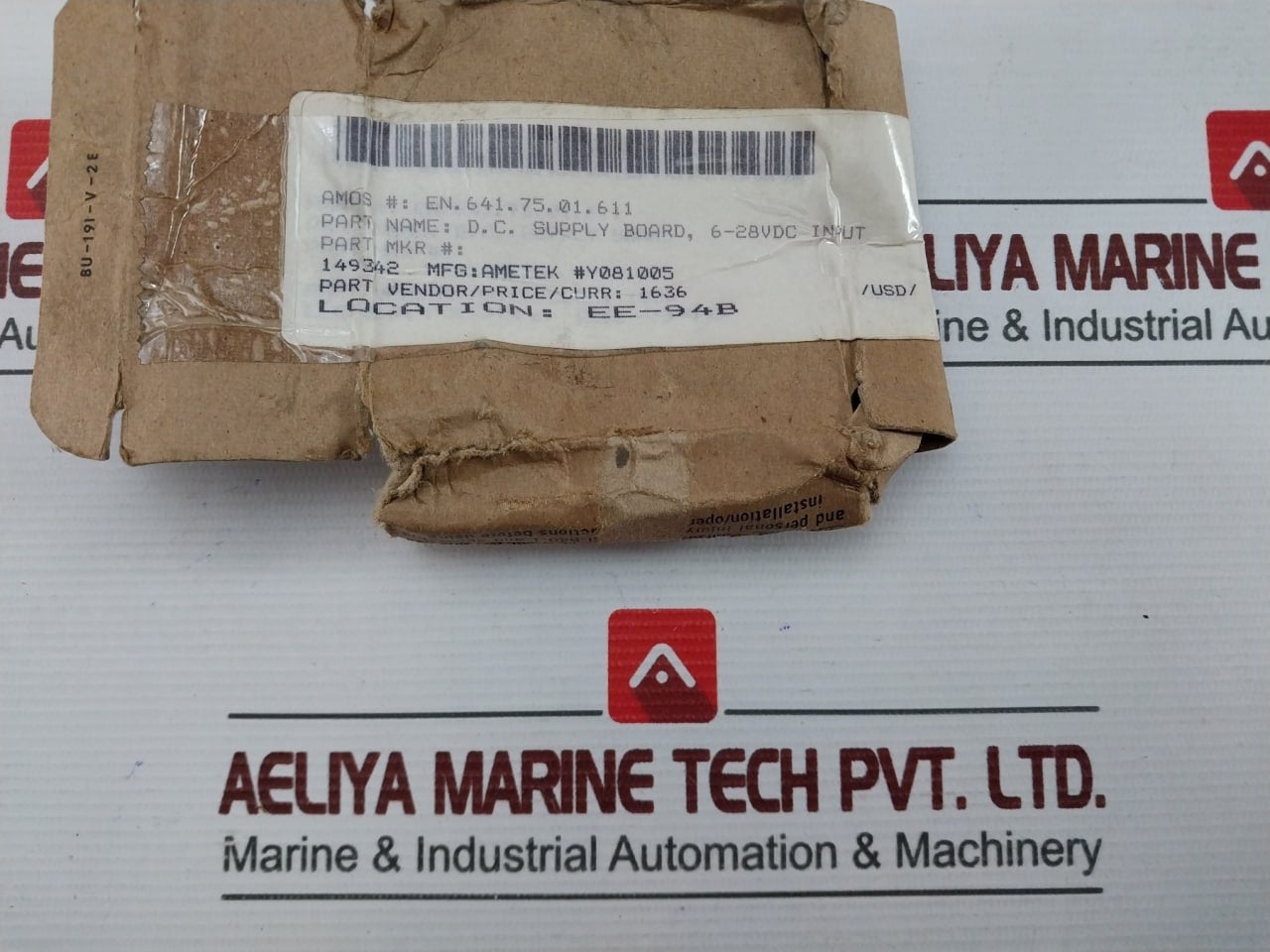 Ametek Y081005 D.C. Supply Board 6-28Vdc Input