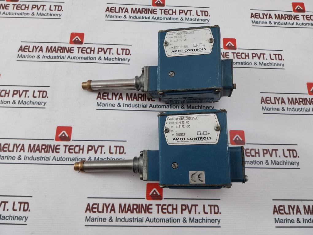 Amot Controls 4140Dr1D00Cg5Ee Pressure And Temperature Switches 99-123°C Used
