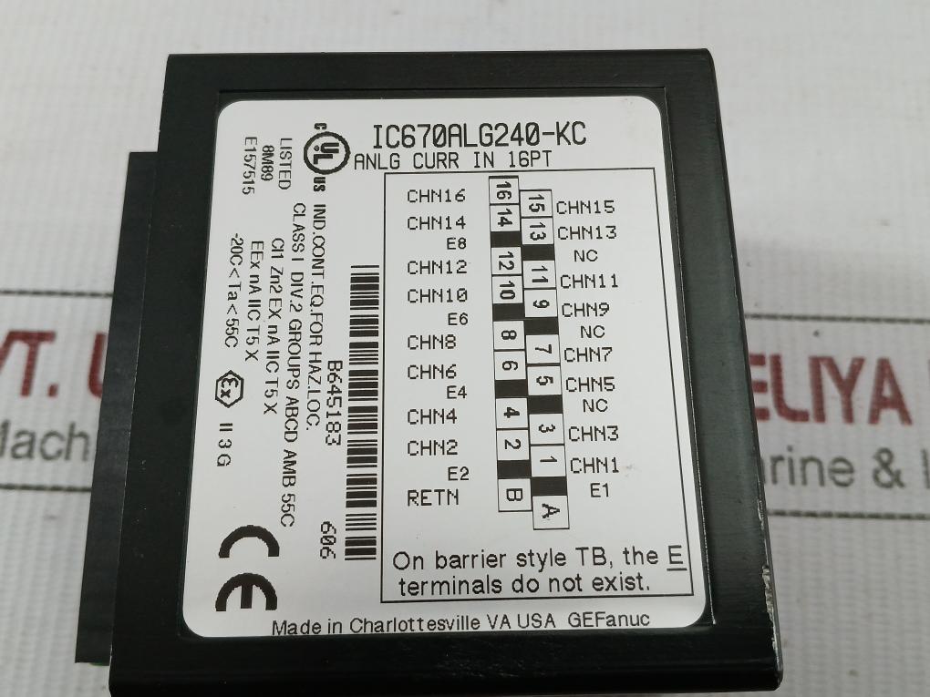 Analog-Current-Input-Module-24Vdc-25Ma-Max-16-Channel-Ge-Fanuc-Ic670Alg240-kc-208031-8