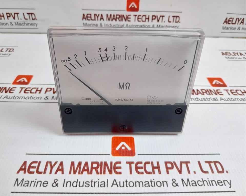 Analog Insulation Resistance Panel Meter Dcf-12N Toyo Keiki