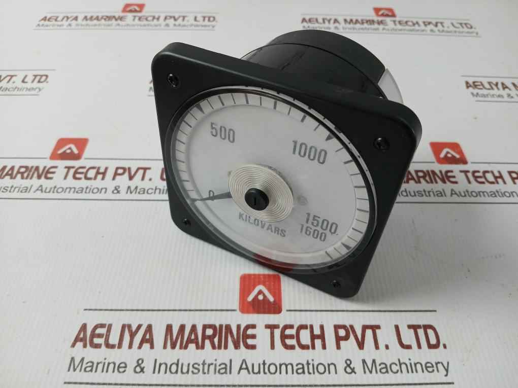 Analog Kvar Meter 0-1600Kilovars Crompton 007-05Aa-fate/Kvar