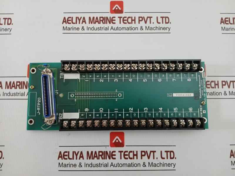 Analog Output Remote Terminal Pcb 80360693-002 Yamatake-honeywell Revision A