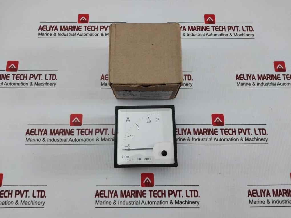 Analog Panel Ammeter Si96 Meco-g 0-25/1A