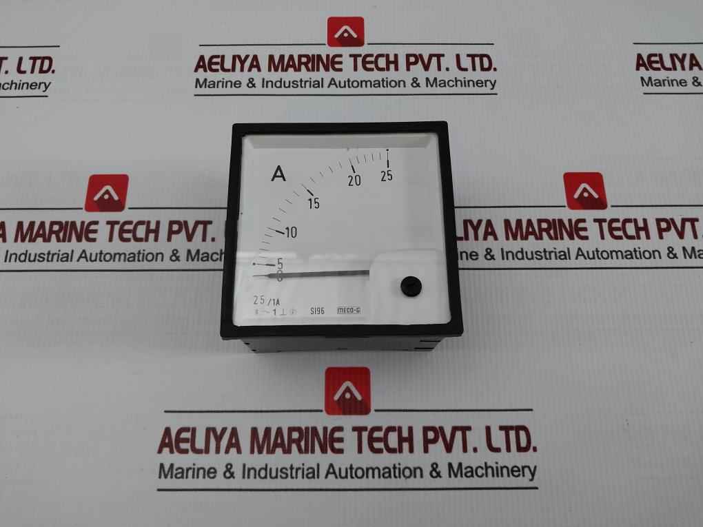 Analog Panel Ammeter Si96 Meco-g 0-25/1A