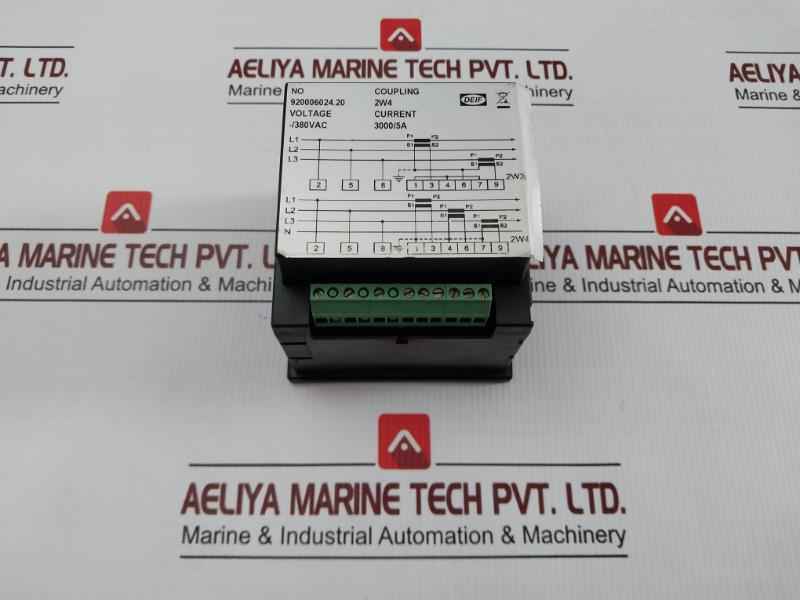 Analog Power Meter -175 To 1000 Kw Deif Dq96-x
