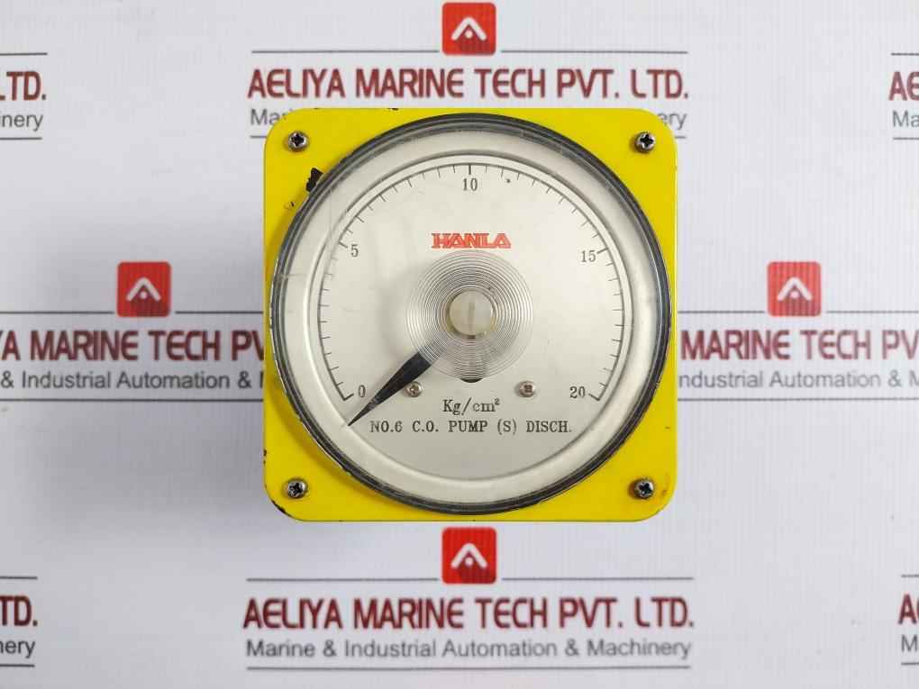 Analog Pressure Gauge 0-20 Kg/Cm2 Hanla 500V