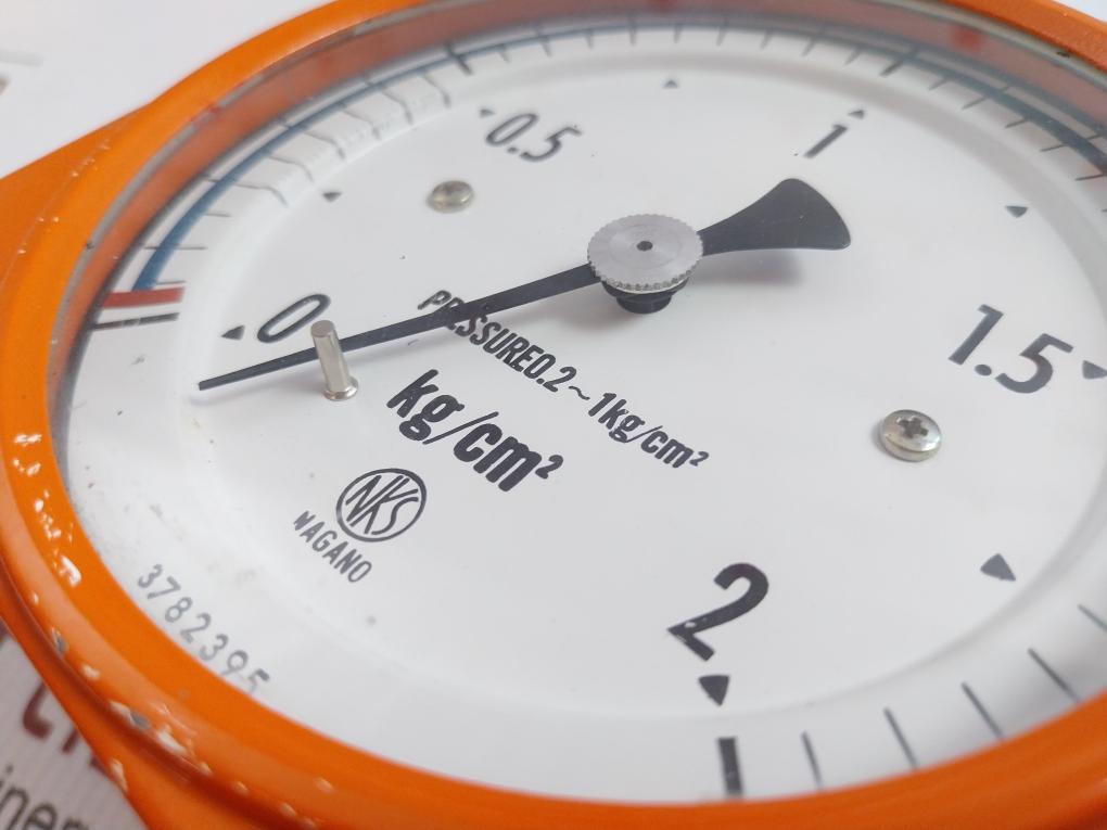 Analog Pressure Gauge 0-2 Kg/Cm2 Nks