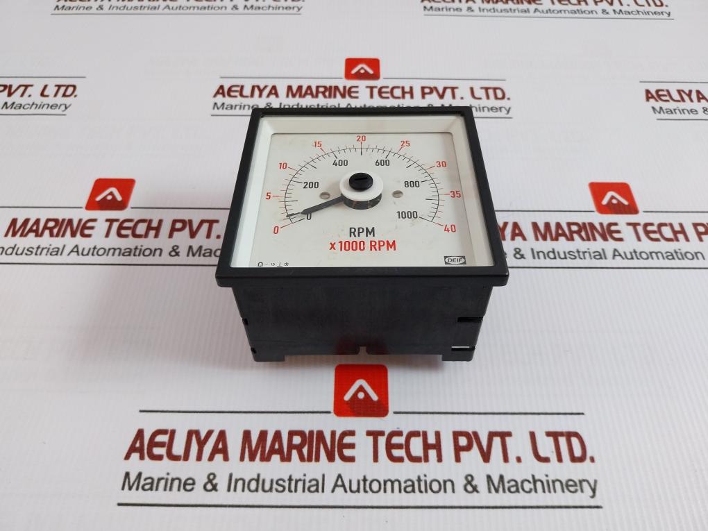 Analog Rpm Panel Meter 0-40 X1000 Deif