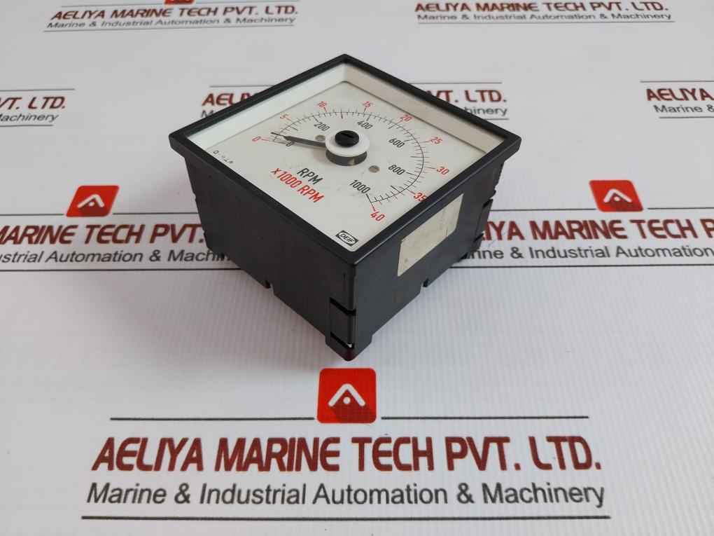 Analog Rpm Panel Meter 0-40 X1000 Deif