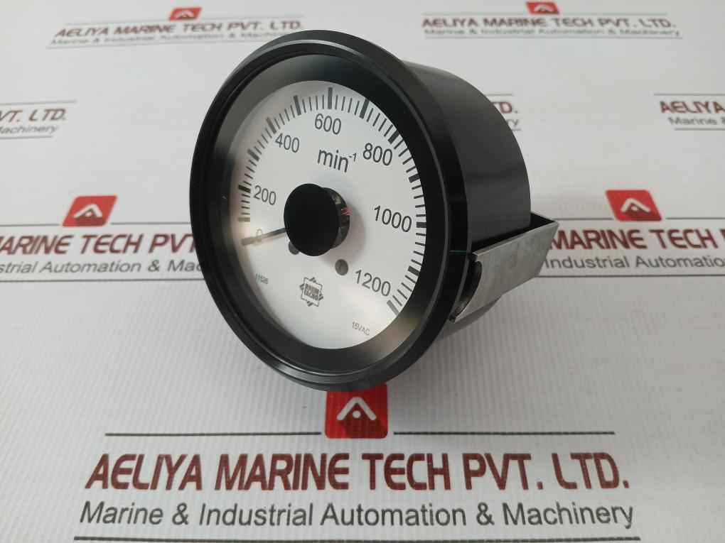 Analog Tachometer 11526 Rhein Tacho 0-1200 Min-1 15Vac