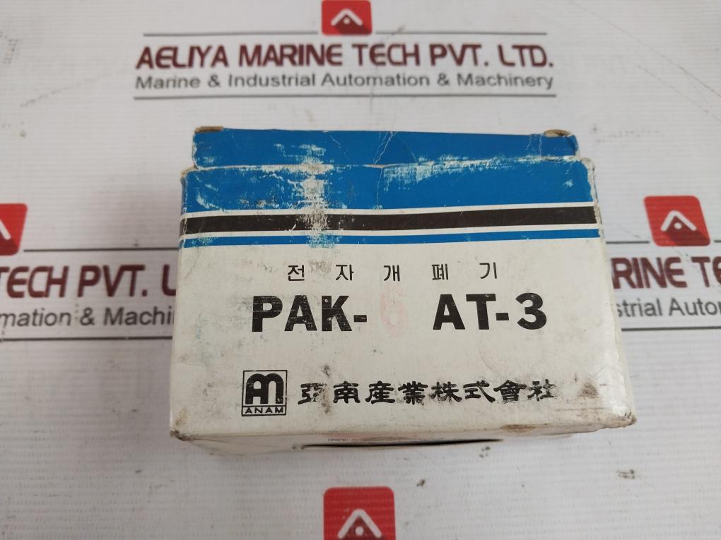 Anam Pak-6At-3 Magnetic Contactor Coil Voltage 200-220V 50/60 Hz 0.7A