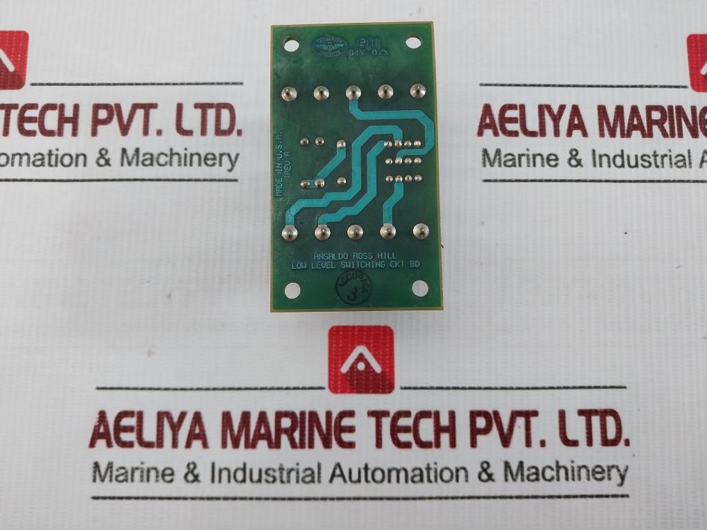 Ansaldo Ross Hill Low Level Signal Switching Pcb Module 0000-9057-01 Rev A