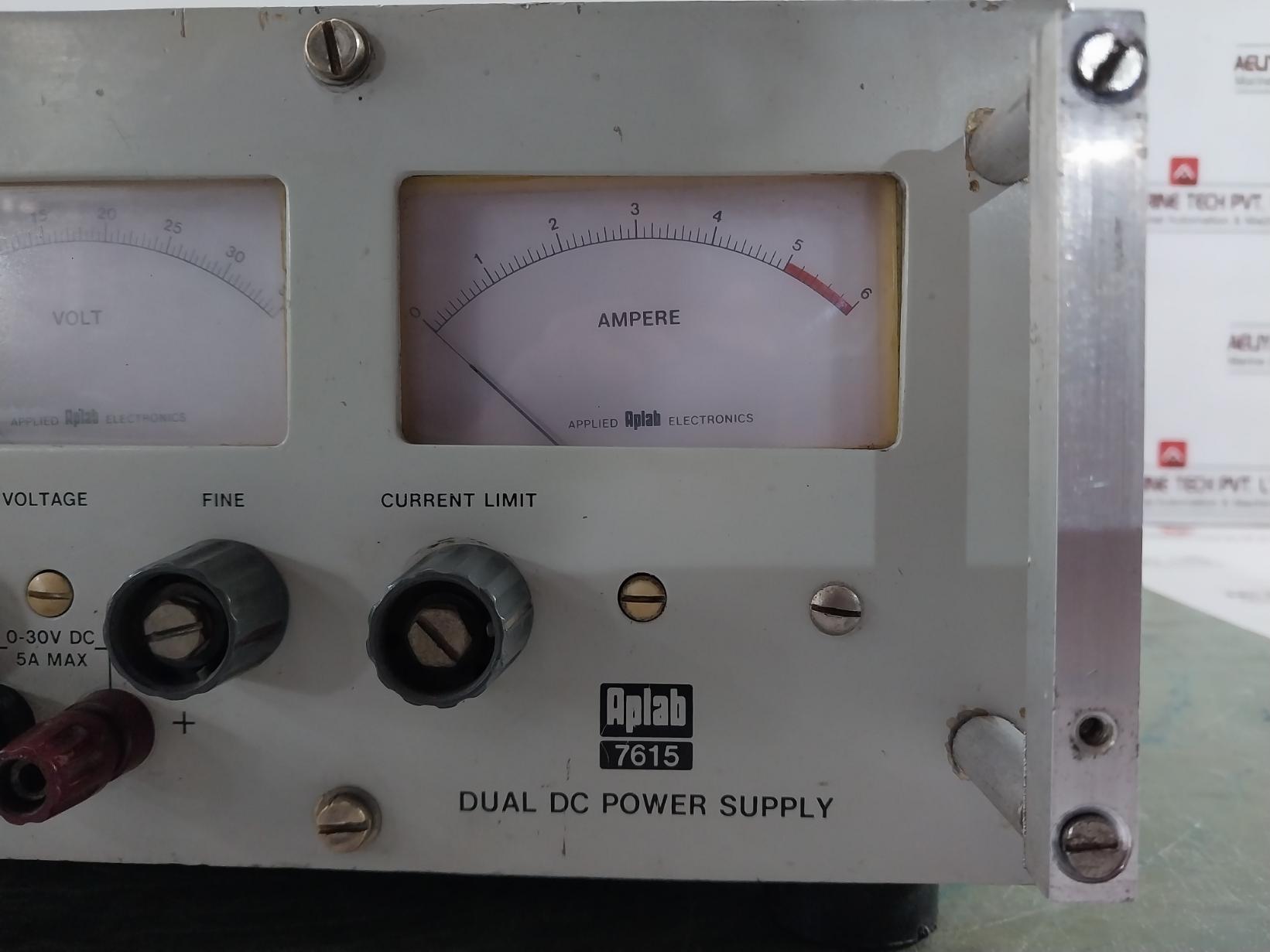 Aplab 7615 Dual Dc Power Supply 0-6 A 1.5 Meter