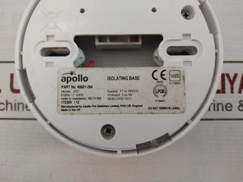 Apollo 45681-284 Xpert 7 Base Isolating 20Da 17-28Vdc 5 To 9V
