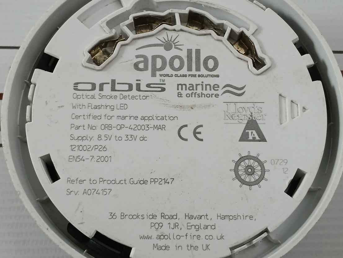 Apollo Orb-op-42003-mar Optical Smoke Detector