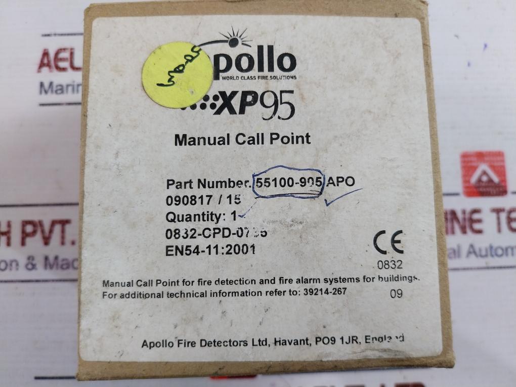 Apollo Xp95 Manual Call Point 55100-905 Apo