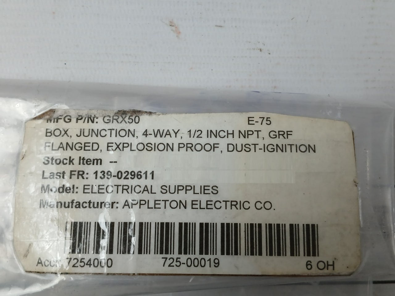 Appleton Electric Conduit Outlet Boxes And Cover Gr-efhc O-z/Gedney Gua-gueb