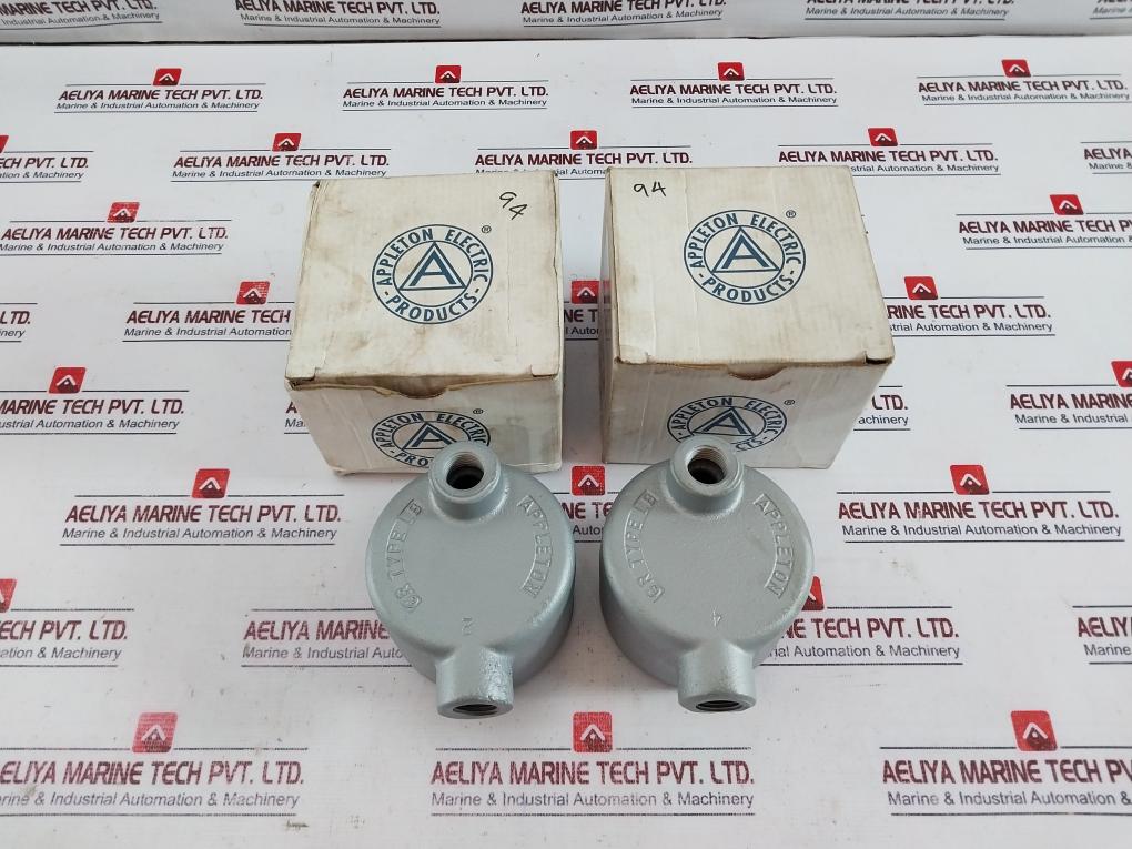 Appleton Grlb50 Explosion Proof Conduit Outlet Box 1/2" Gr Type Lb