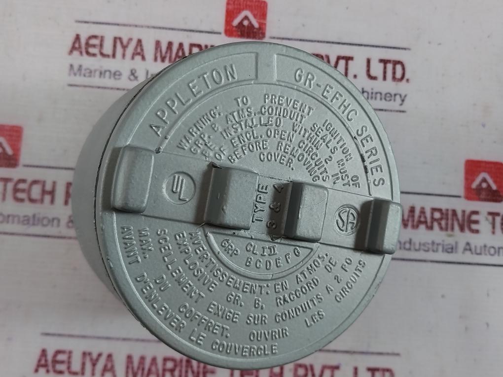 Appleton Grlb50 Explosion Proof Conduit Outlet Box 1/2" Gr Type Lb