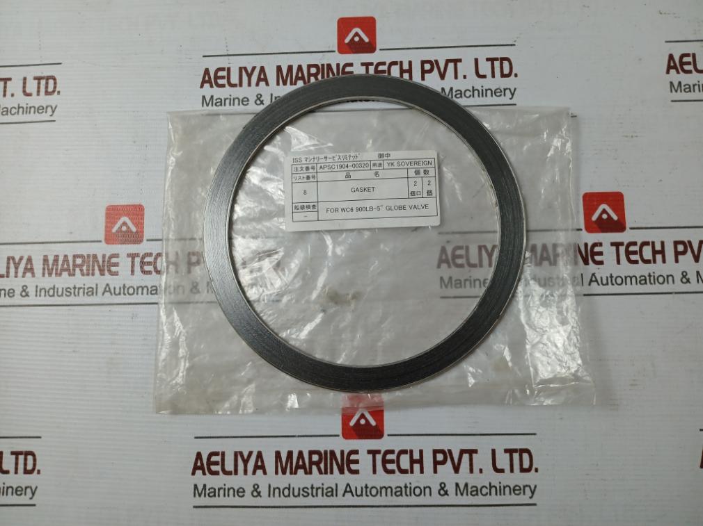 Apsc1904-00320 Gasket For Wc6 900Lb-5" Globe Valve