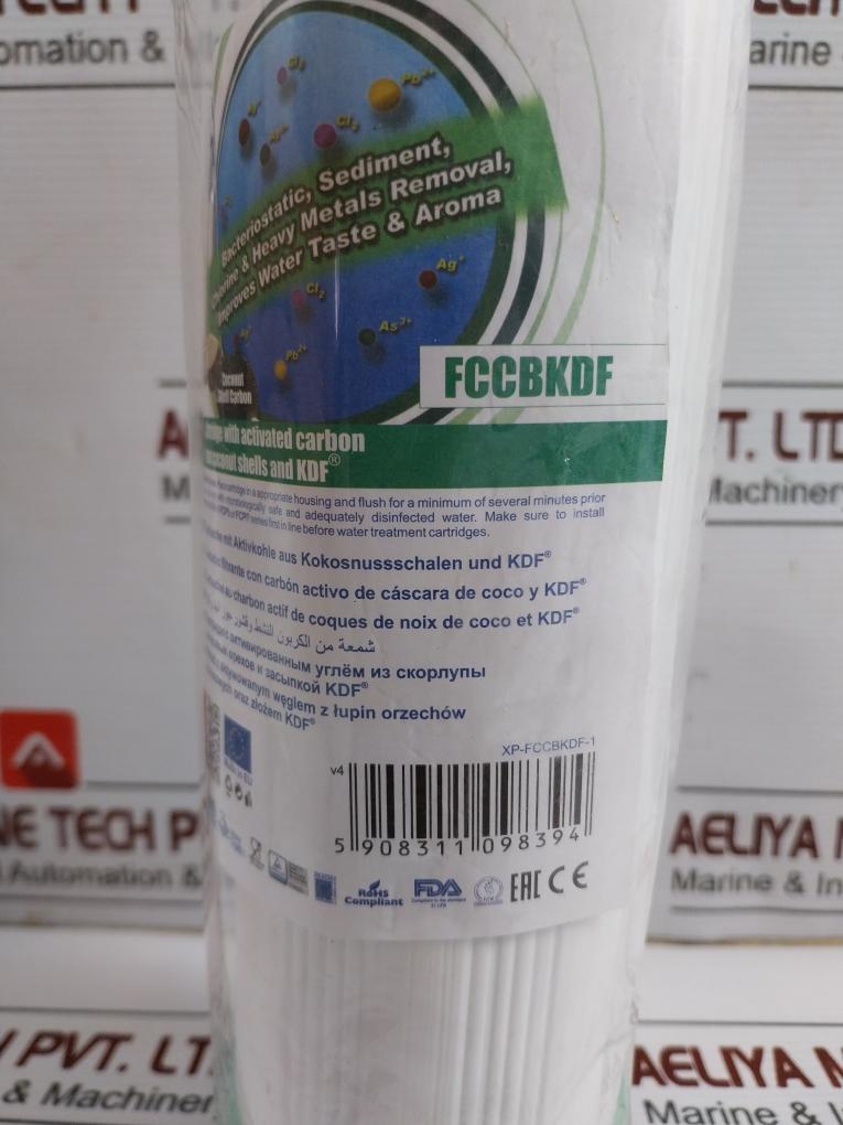 Lot Of 2X Carbon Filter Cartridge Xp-fccbkdf-1 Aqua Filter