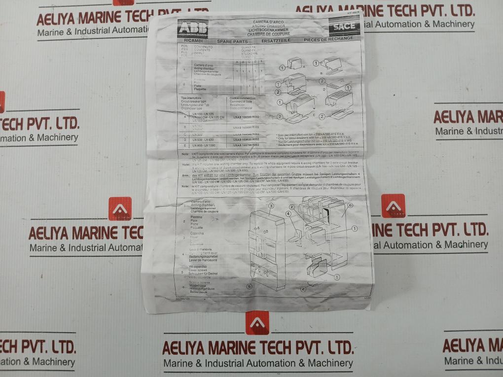 Arcing Chamber For Circuit Breaker Abb 430 Gm