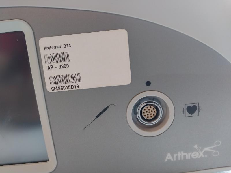Arthrex Synergy Rf Console Bipolar Ablation System 100-240Vac 50/60Hz Ar-9800