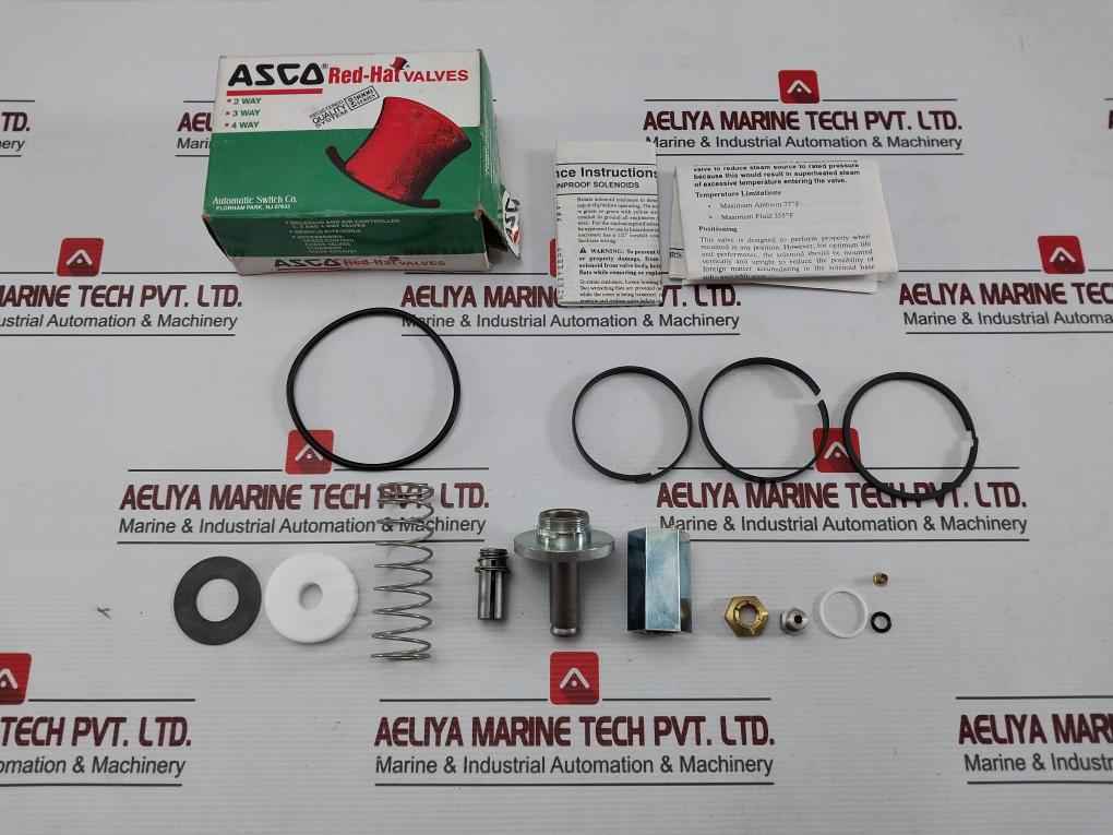 Asco 304044 Red-hat Valve Kit, Spare Part 1”, 8224B24 Solenoid
