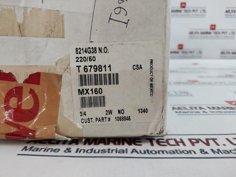 Asco 322467 2-way Internal Pilot-operated Solenoid Valve 8214G38 3/4"