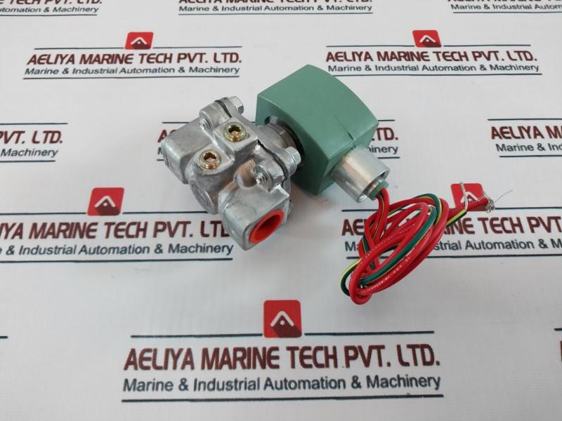 Asco 8214G020 2-way N/C 1/2" Gas Shutoff Solenoid Valve, 24 Vdc, Mp-c-080